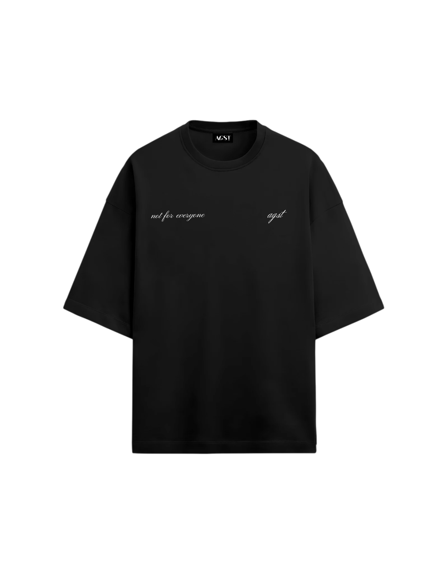 SIGNATURE BASIC - BLACK OVERSIZED T-SHIRT