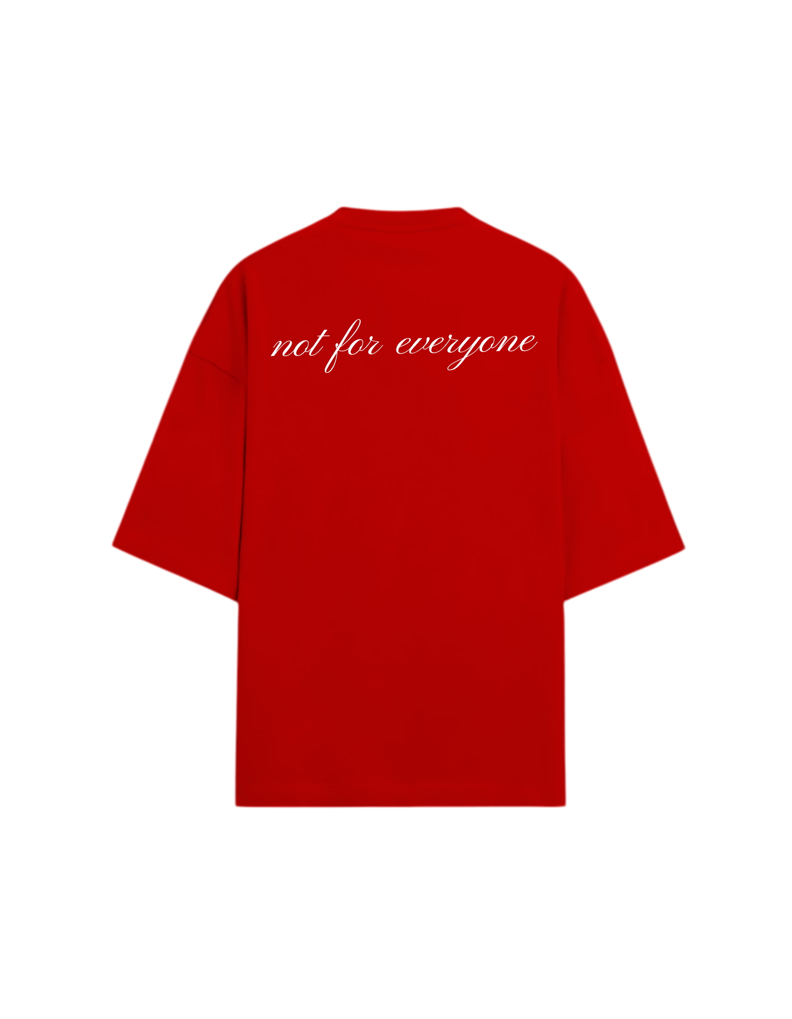 SIGNATURE BASICS - RED OVERSIZED T-SHIRT
