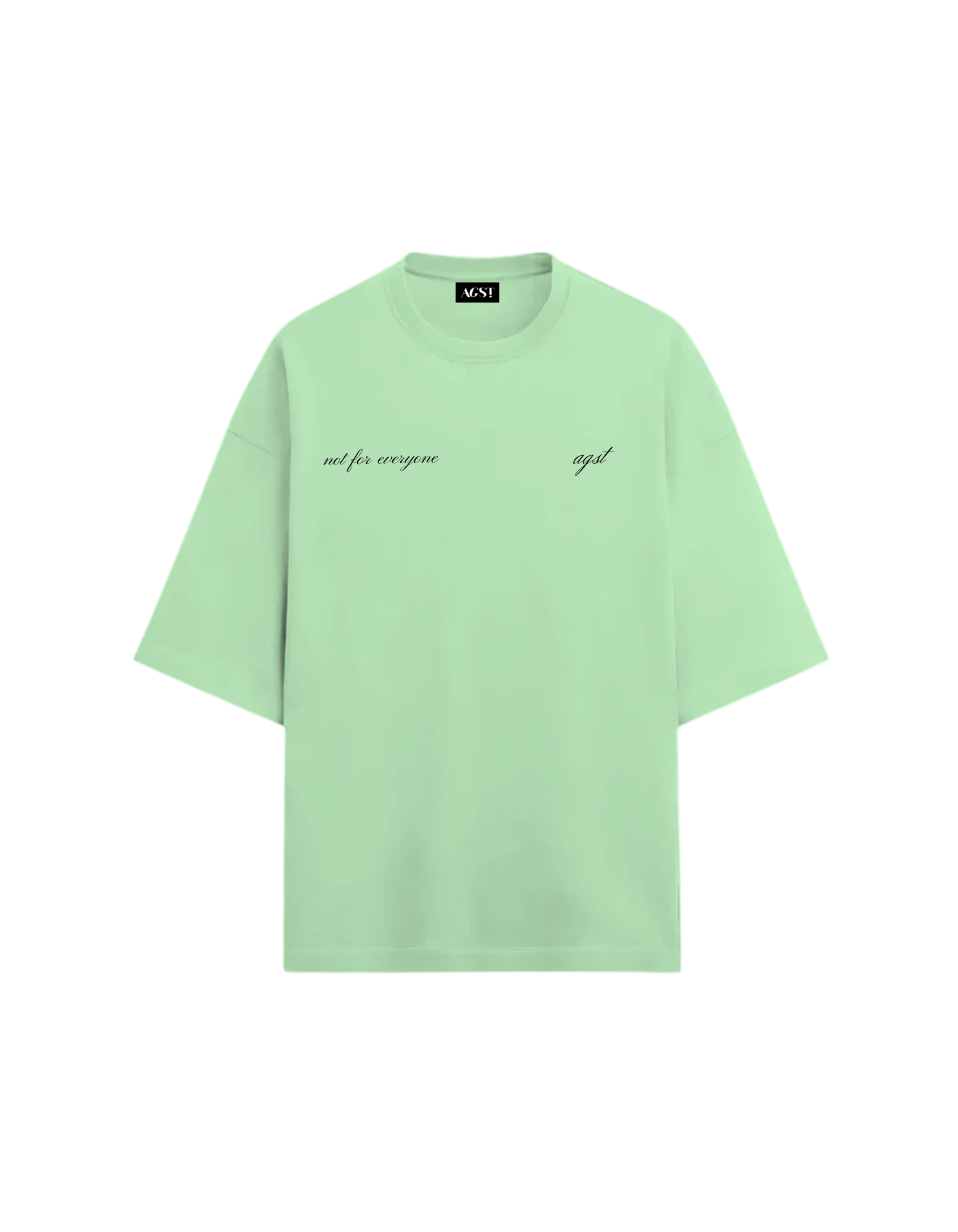 SIGNATURE BASICS - SAGE GREEN OVERSIZED T-SHIRT