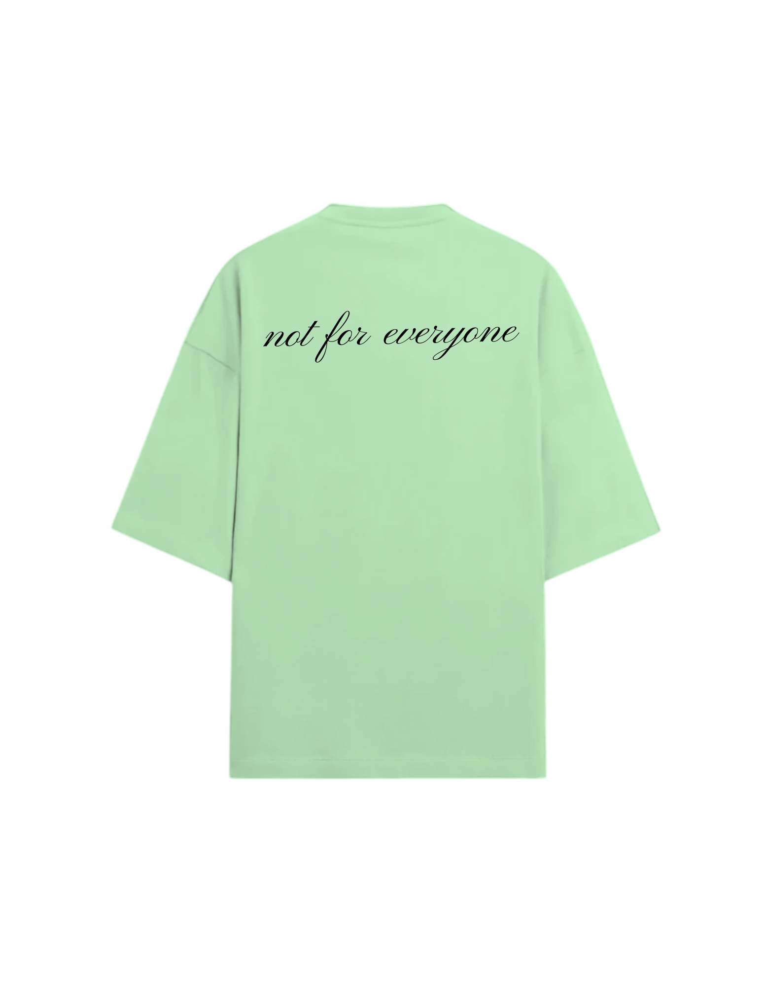 SIGNATURE BASICS - SAGE GREEN OVERSIZED T-SHIRT