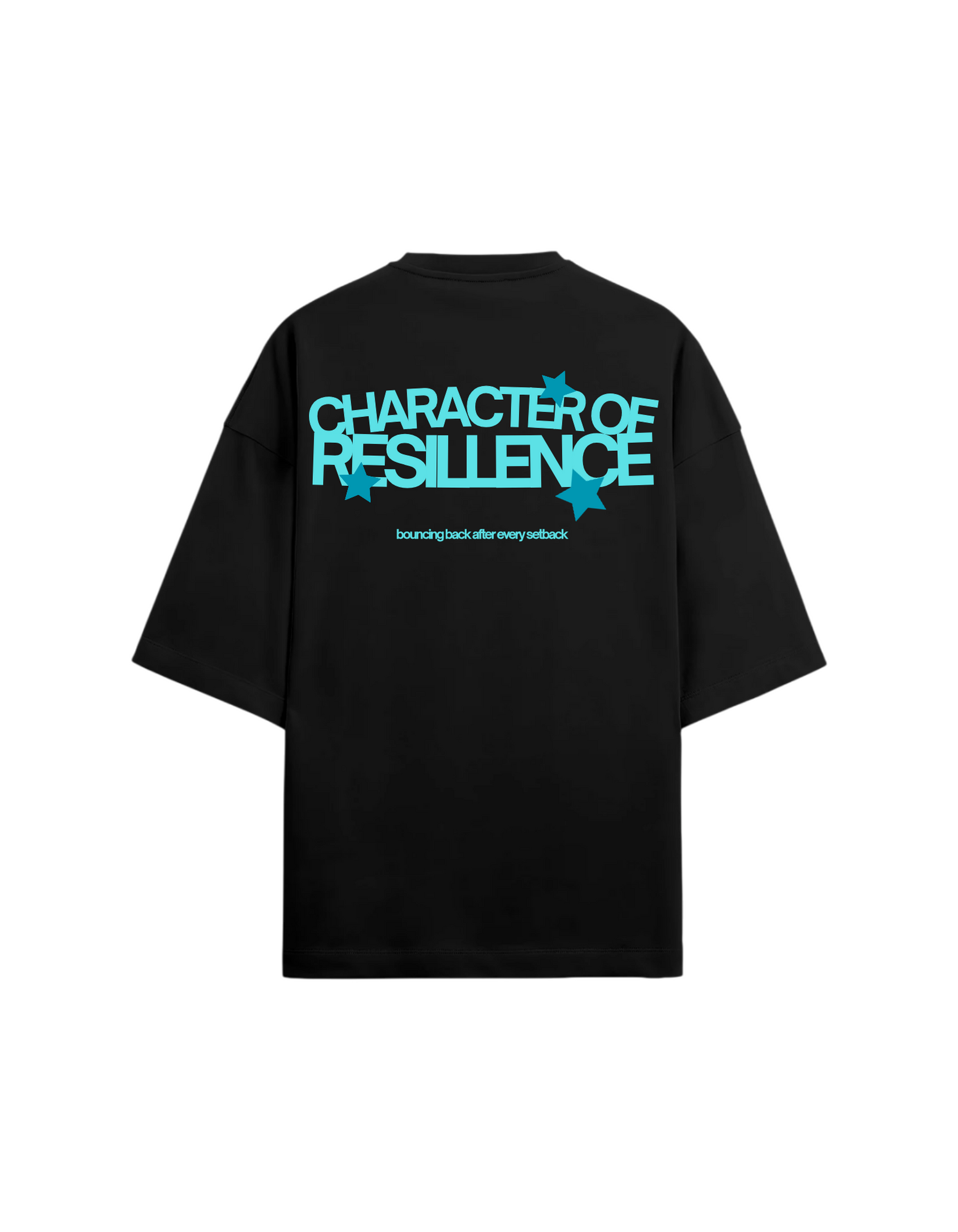 CHARACTER OF RESILLENCE OVERSIZED T-SHIRT
