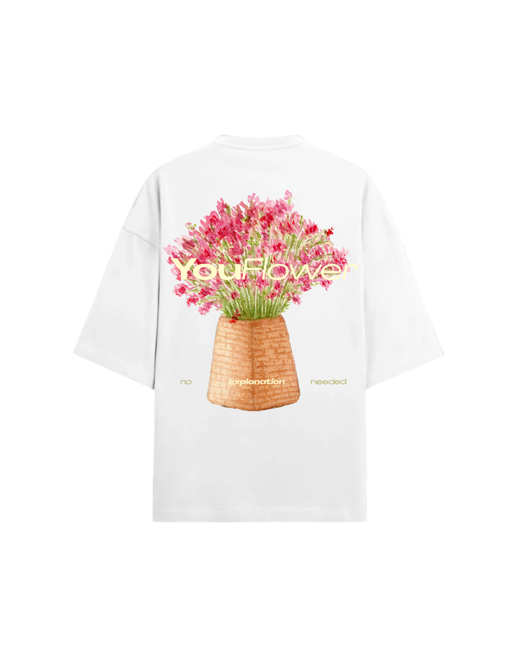 YOU FLOWER OVERSIZED T-SHIRT