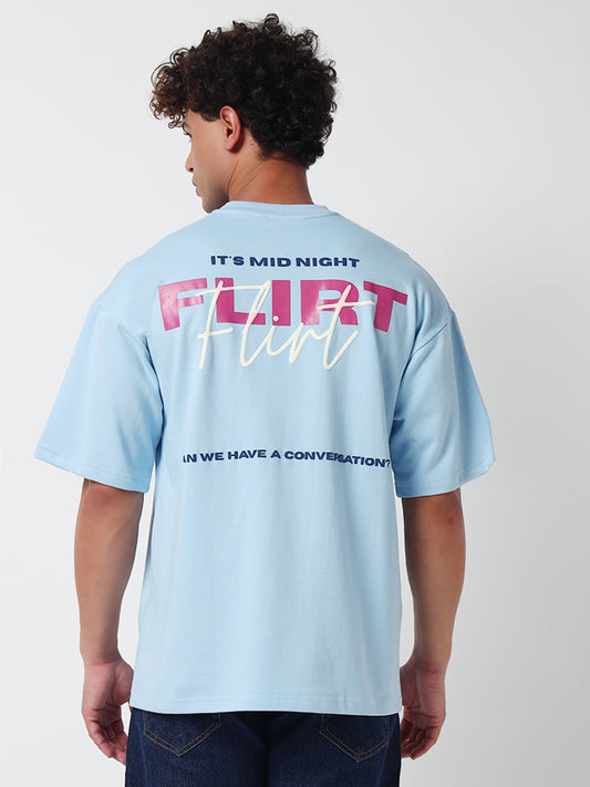 IT'S MIDNIGHT FLIRT OVERSIZED T-SHIRT
