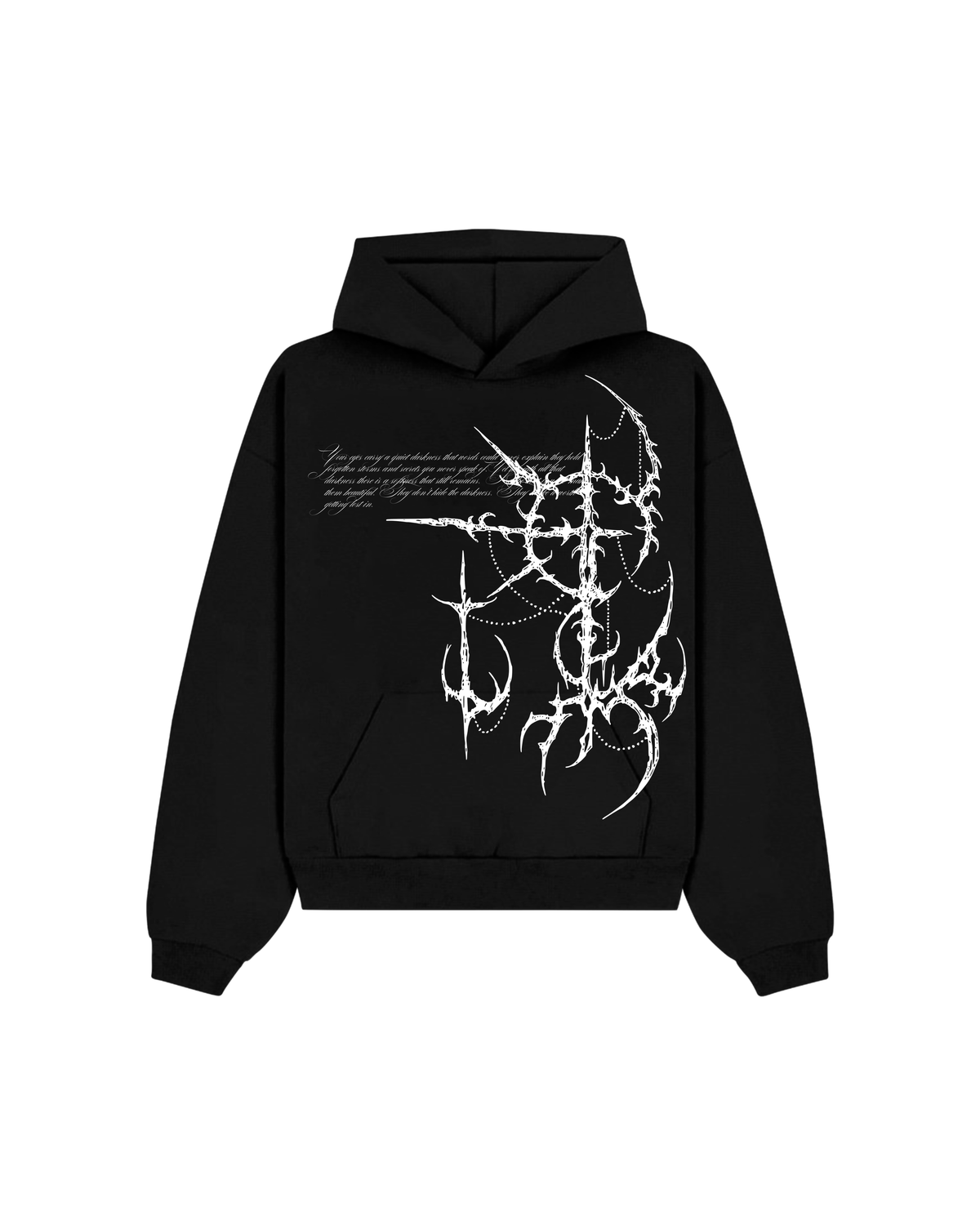 DARK BLOOM OVERSIZED HOODIE