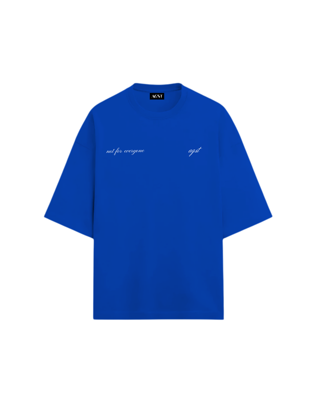 SIGNATURE BASICS - BLUE OVERSIZED T-SHIRT