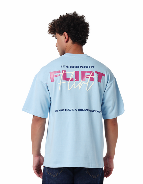 IT'S MIDNIGHT FLIRT OVERSIZED T-SHIRT