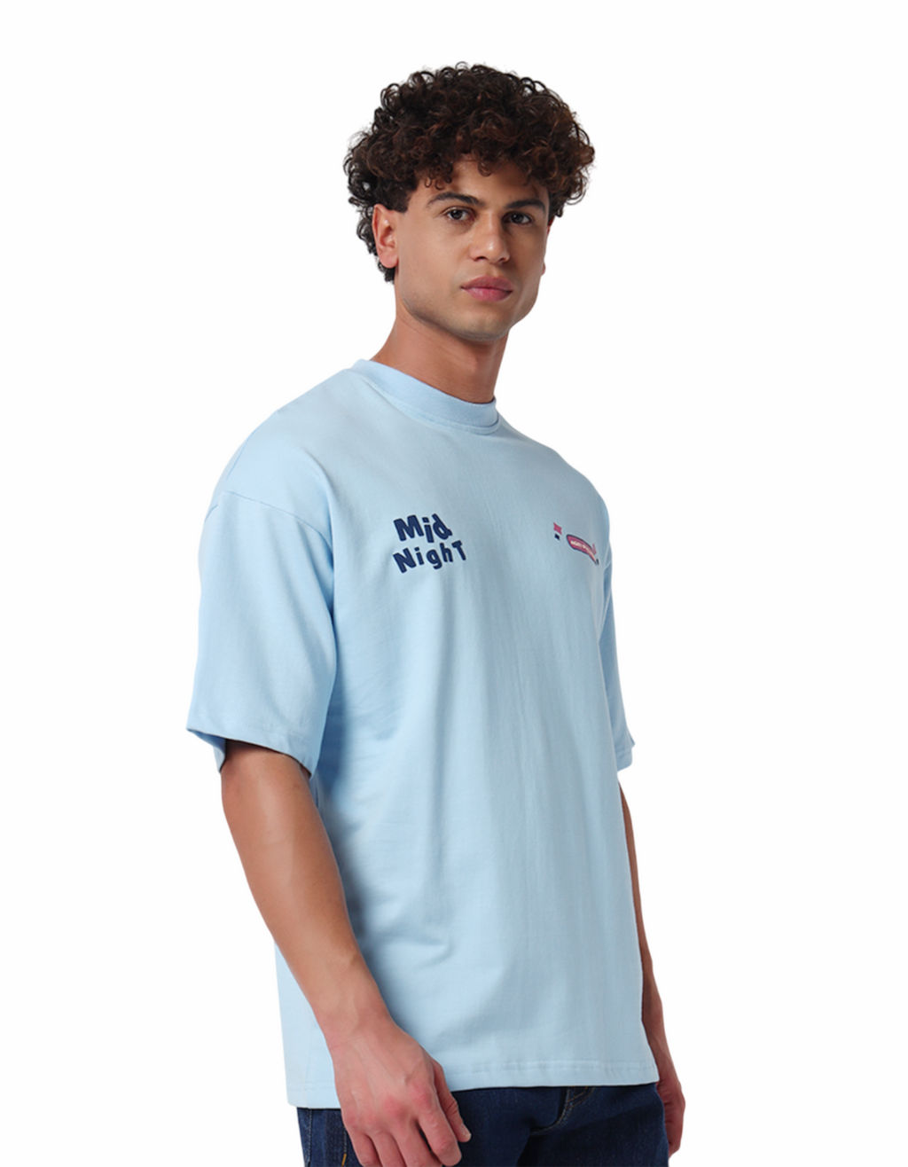 IT'S MIDNIGHT FLIRT OVERSIZED T-SHIRT