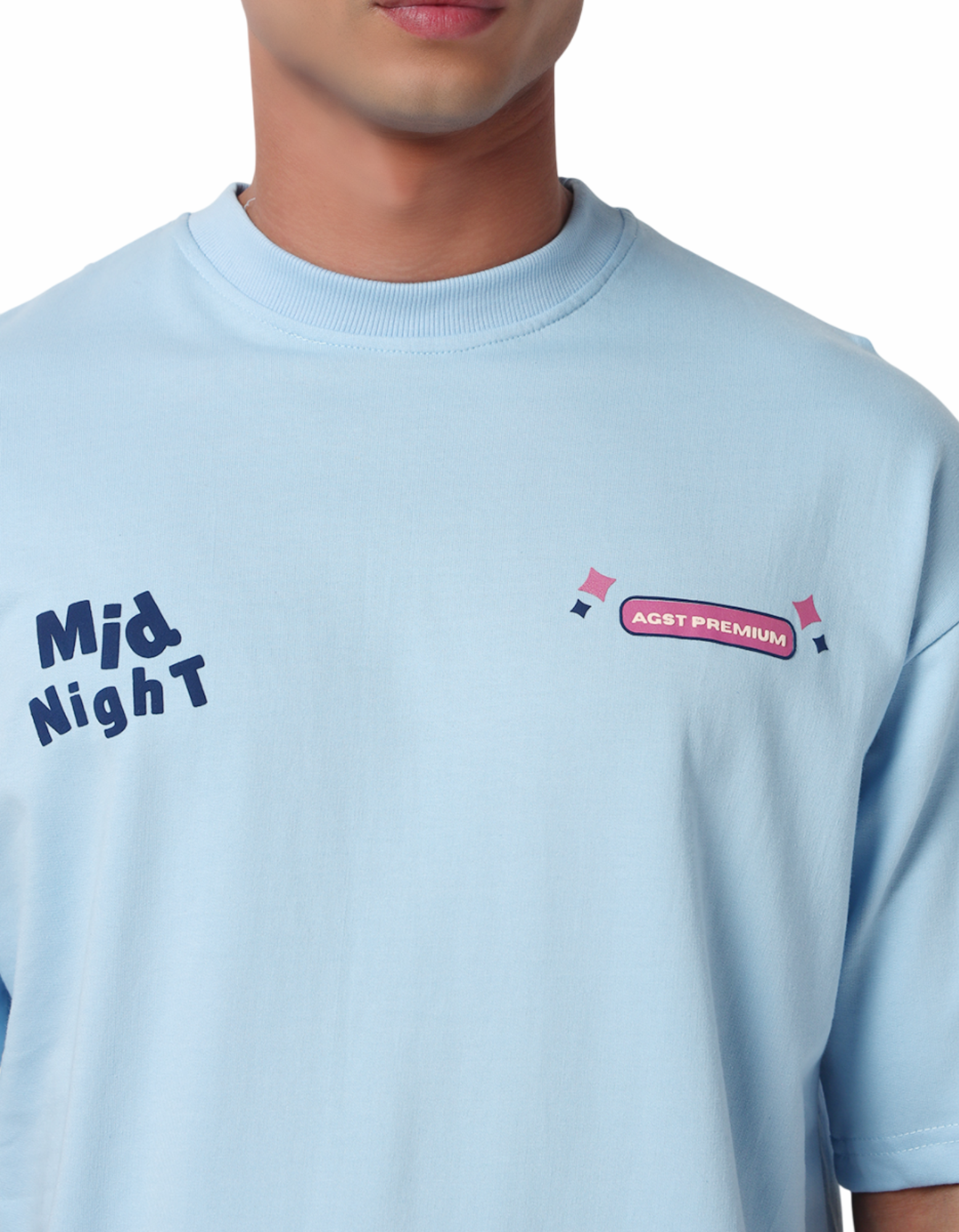 IT'S MIDNIGHT FLIRT OVERSIZED T-SHIRT