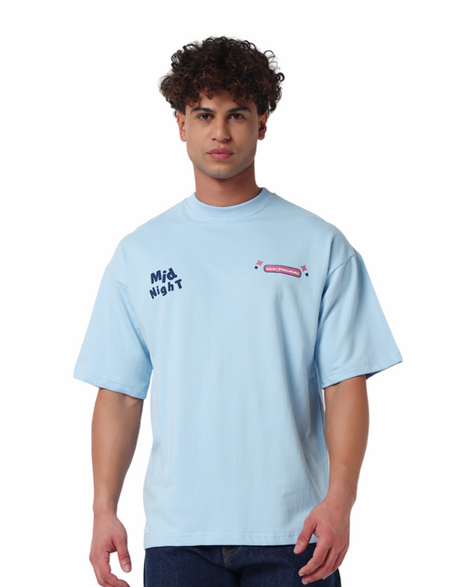 IT'S MIDNIGHT FLIRT OVERSIZED T-SHIRT