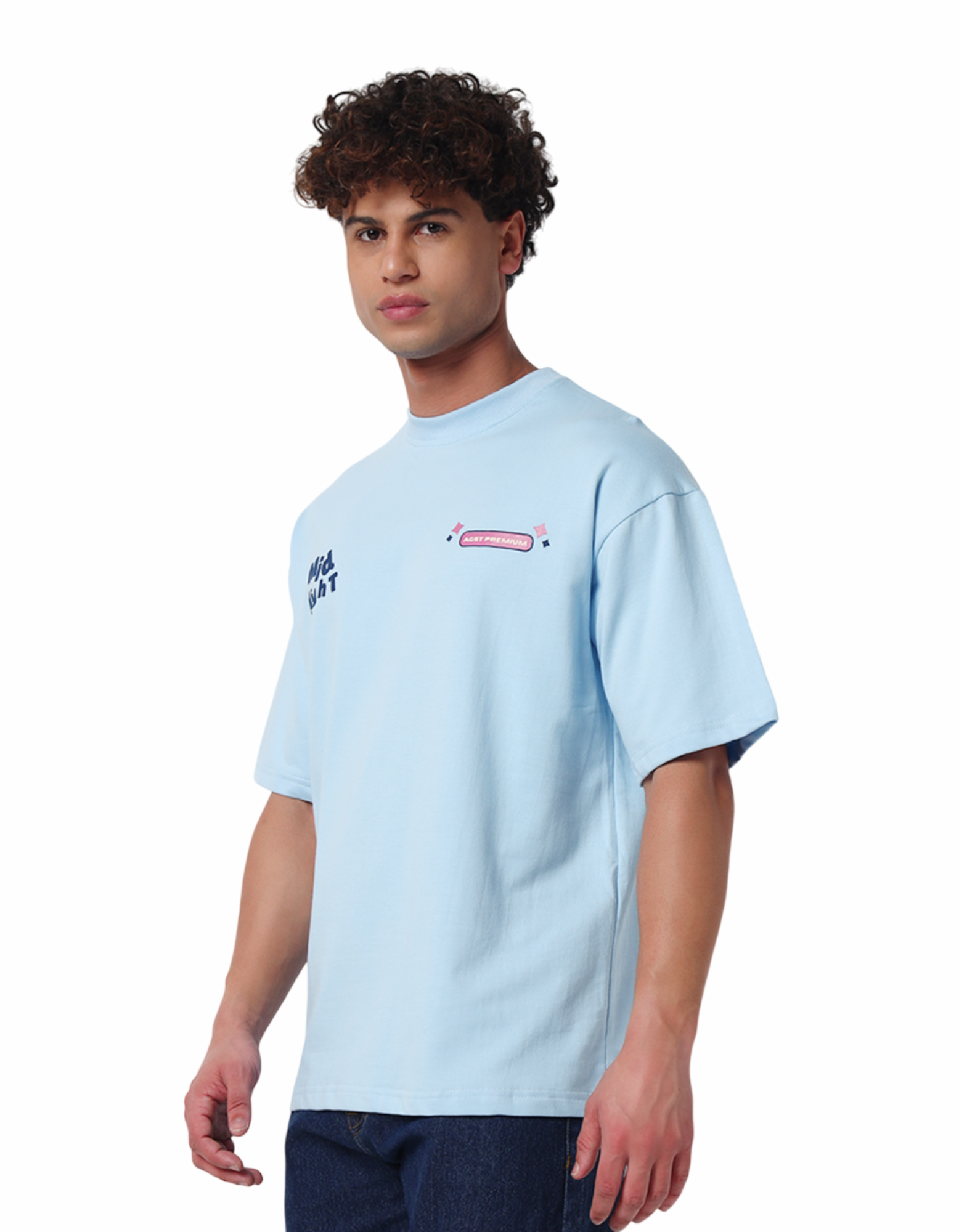 IT'S MIDNIGHT FLIRT OVERSIZED T-SHIRT