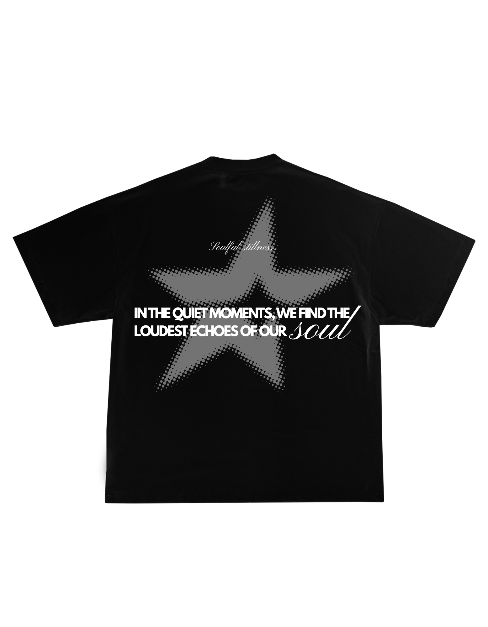 SOULFUL STILLNESS OVERSIZED T-SHIRT